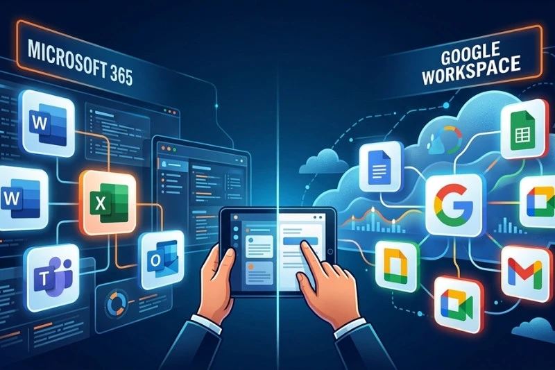 microsoft 365 and google workspace comparison